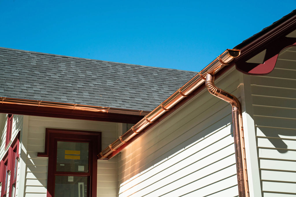 copper gutters