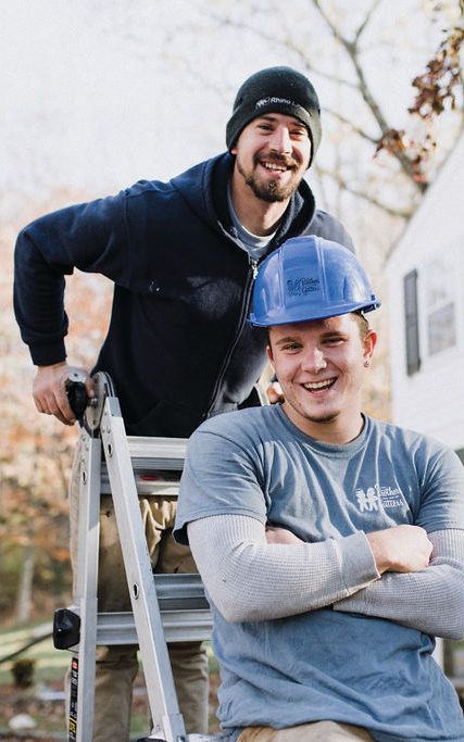 gutter cleaning and installation techs