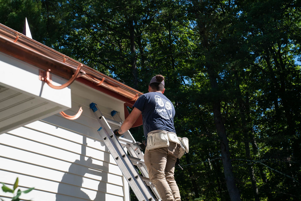 copper gutters