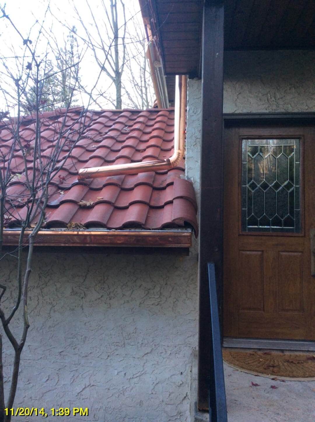 K Style Seamless Copper Gutters