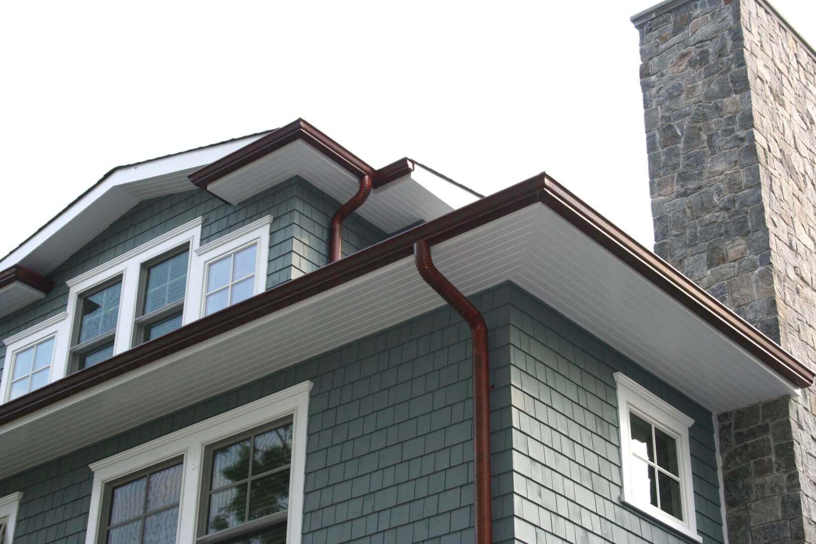 K Style Seamless Copper Gutters