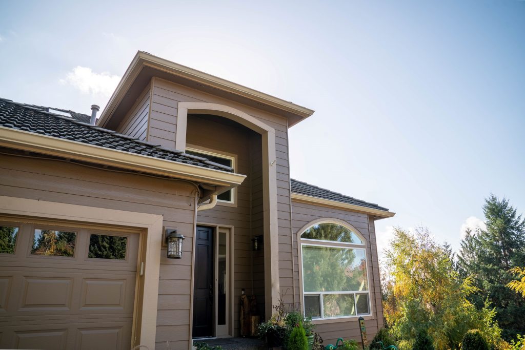 cream colored gutters