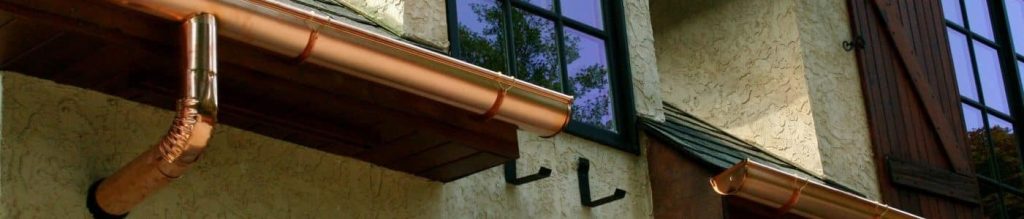 copper gutters