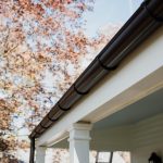 dark bronze seamless gutter