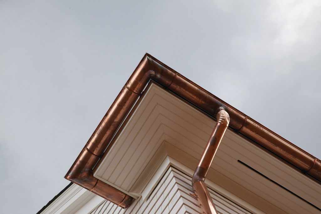 copper gutters