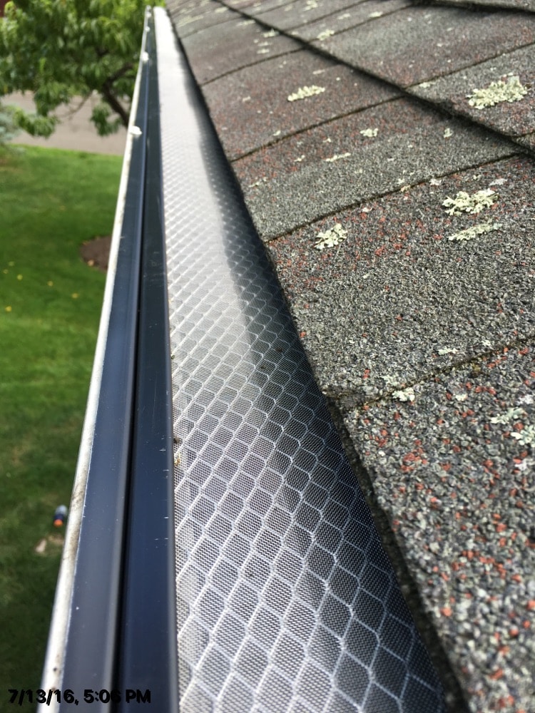 gutter guard installation